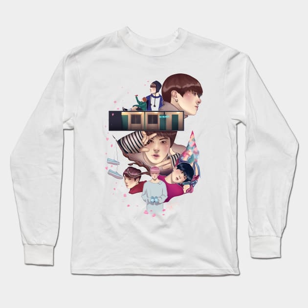 BTS | Spring Day Long Sleeve T-Shirt by Lushie